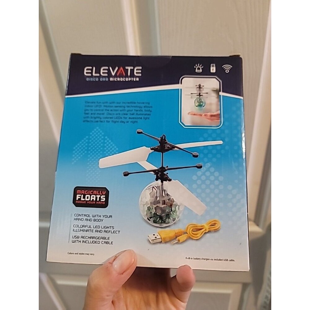 2016 Elevate Disco Orb Microcopter New In Box. Control With Hand And Body - Picture 4 of 11